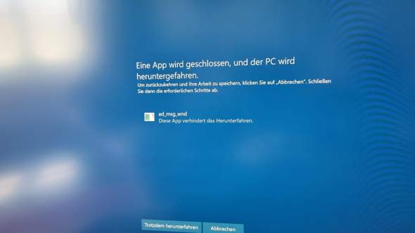 was ist das? ad_msg_wnd?