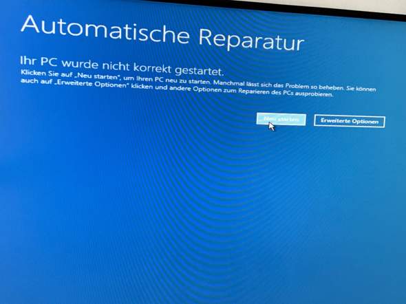 Windows 10 Dauerschleife beheben?