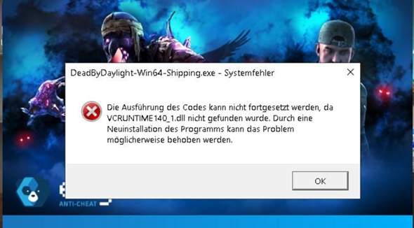 VCRUNTIME140 nicht gefunden?