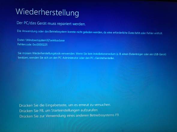 Windows 10 neu installation?