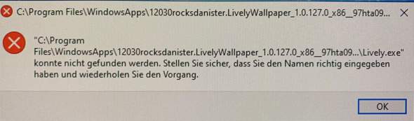 Windows Fehler?