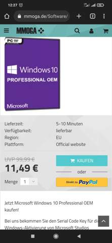 Habe ich richtige Version von Windows gekauft?