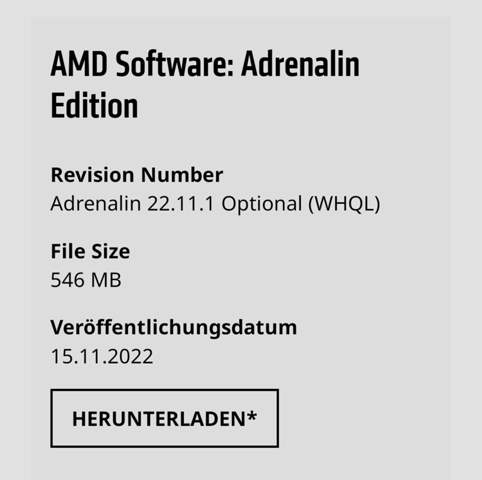 Welchen treiber für rx6600?