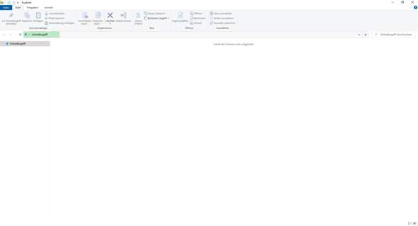 Warum lädt der Windows Explorer plötzlich so langsam?