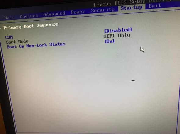 UEFI BIOS Only?