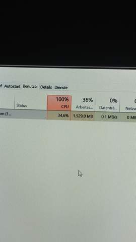 Hohe CPU Auslastung außerhalb des Benutzers?