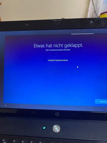 Windows Instalationsfehler?
