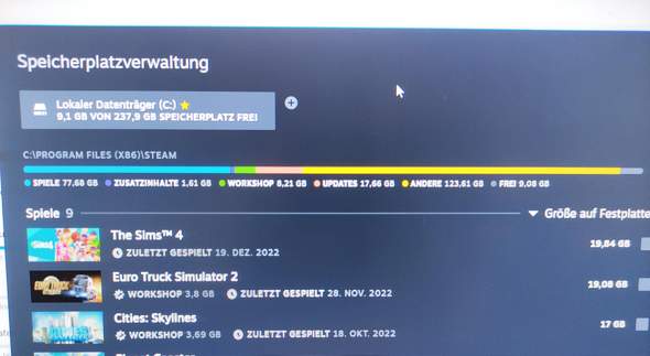 Windows 10 Speicherplatz voll?