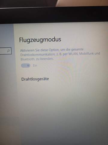 Windows 10 Flugzeugmodus lässt sich nicht deaktivieren. Hilfe?