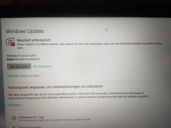 Wie Windows 11 update los werden?