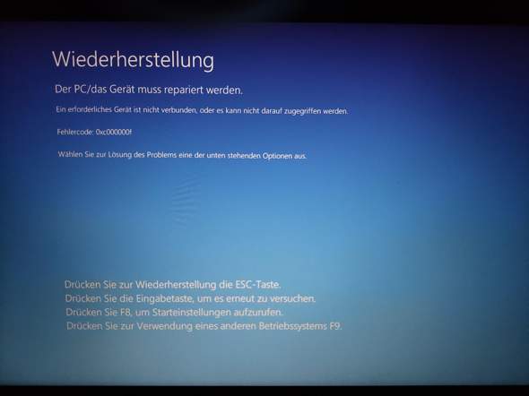 Windows Reperatur nach Neustarts?