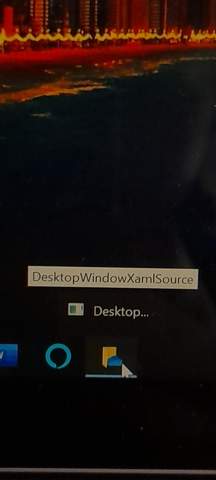 Desktop Fester an Taskleiste?