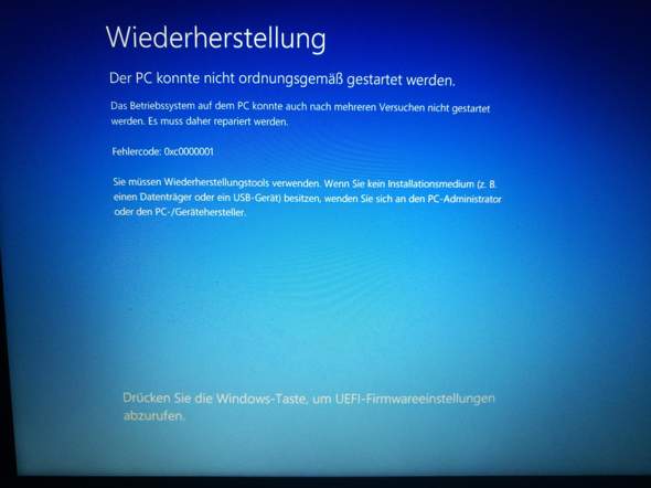Medion fährt nicht hoch ka?