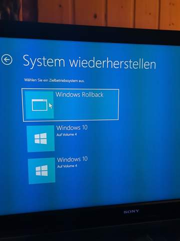 Windows 10 Update Fehler, was auswählen?