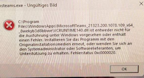 Seit Windows 11 update Fehlermeldung, was kann ich tun?