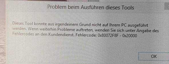 Windows 10 Upgrade Fehler?