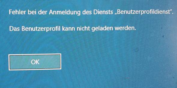 Wie kann man diesen Windows Error beheben?