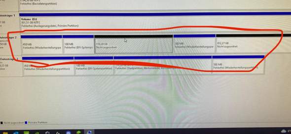Ssd Partitioniert?