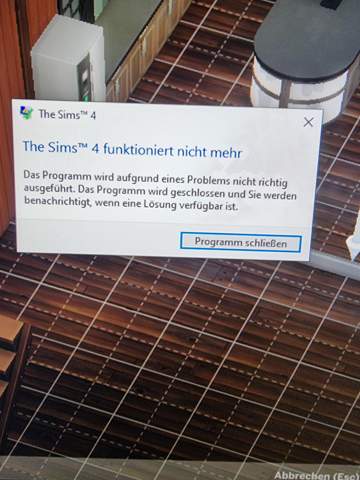 Stürzt immer ab :(?