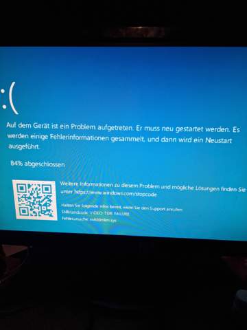 Wie löse ich das Problem mit dem Bluescreen?