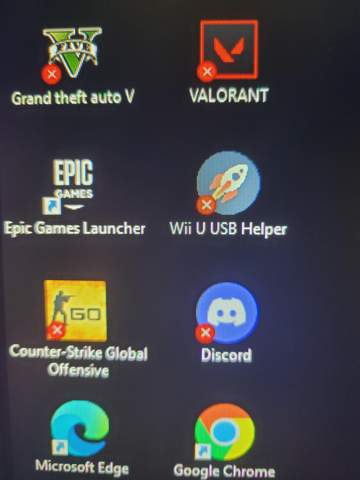 Kreuze auf apps?