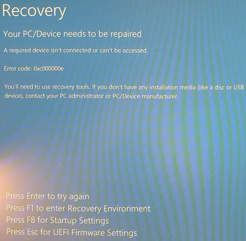 Was ist an meine. Windows Kaput - Windows starten mit Widerherstellung und egal welche...