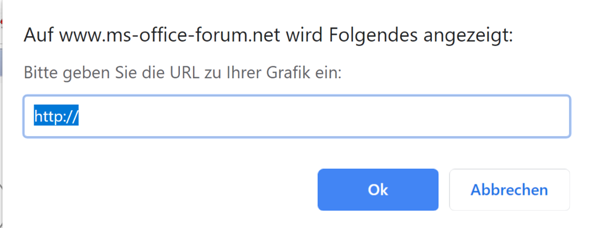 Wie soll ich eine URL eingeben?
