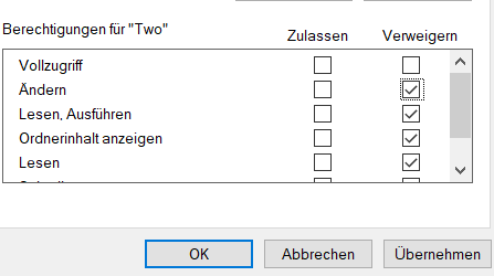 Windows: Anderen Nutzern das Ändern/Löschen von Dateien verbieten?