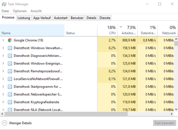 Windows verbraucht sehr viel RAM?
