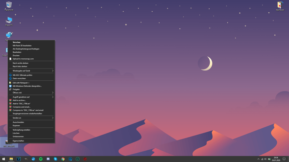 Windows 10 aus dem Kontextmenü Einträge entfernen?