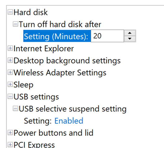 PC, Windows 10: USB-Stromversorgung permanent?