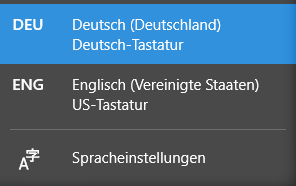 Wie kann ich komplett das englische Tastaturlayout löschen?