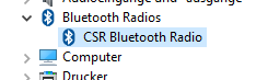 Bluetooth CSR 4.0 von Windows 10 nicht erkannt aber trotzdem einwandfrei?