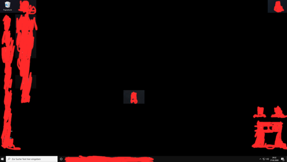 Desktop wird Schwarz und dann wieder normal?