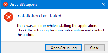 Probleme bei der Installation: Discord?