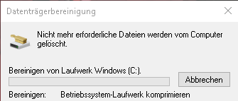 Windows Bereiniger Läuft nicht?