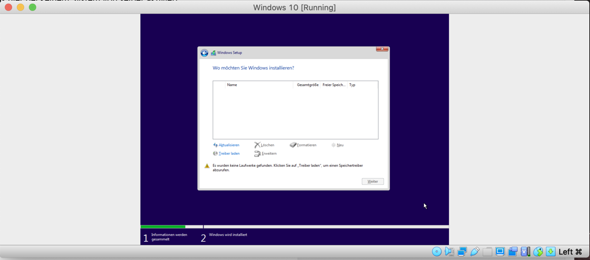 Keine Windows 10 Treiber unter VirtualBox?
