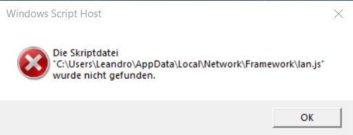 Was bedeutet diese Fehlermeldung von Windows?