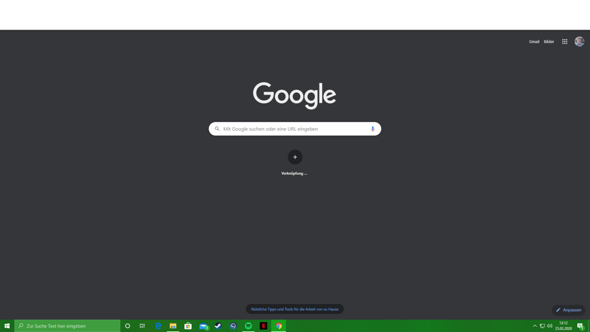 Warum verschwindet die Leiste Win10?