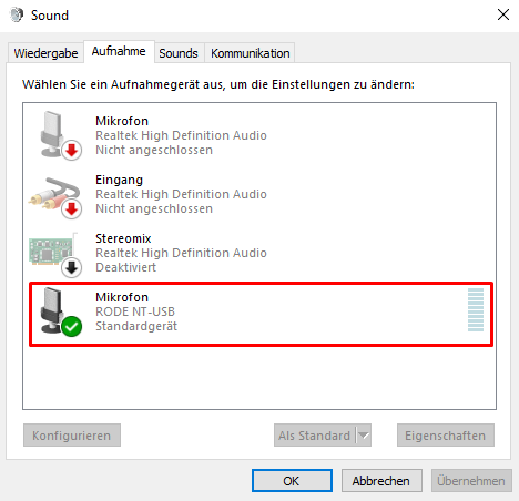 Sound-Systemsteuerungsfenster schließt sich?