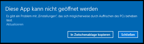 Systemeinstellungen Windows 10 kann nicht geöffnet werden?