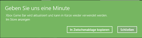 Wie kann man diesen Xbox Game Bar Fehler loswerden?