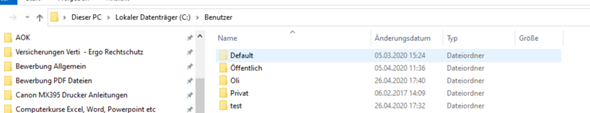 Computer Ordner unter Benutzer umbennenen?