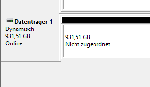 Windows: Datenträger Problem?