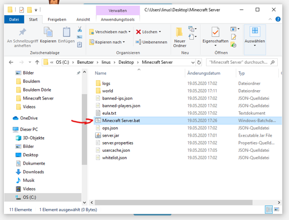 .bat Dateien lassen sich nicht ausführen (Windows 10)?