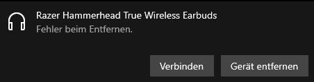 Bluetooth Gerät entfernen Windows 10?