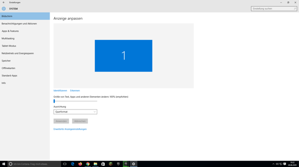 Heligkeit bei Win10 nicht einstellbar?