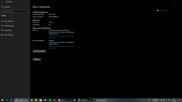 Teredo kann sich nicht Qualifizieren - Win10?