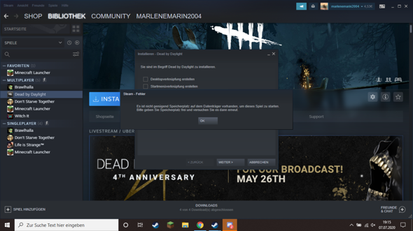 Wie lade ich ein Spiel von Steam auf meine SD Karte?