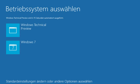 Windows 10 Bootloader aktivieren?